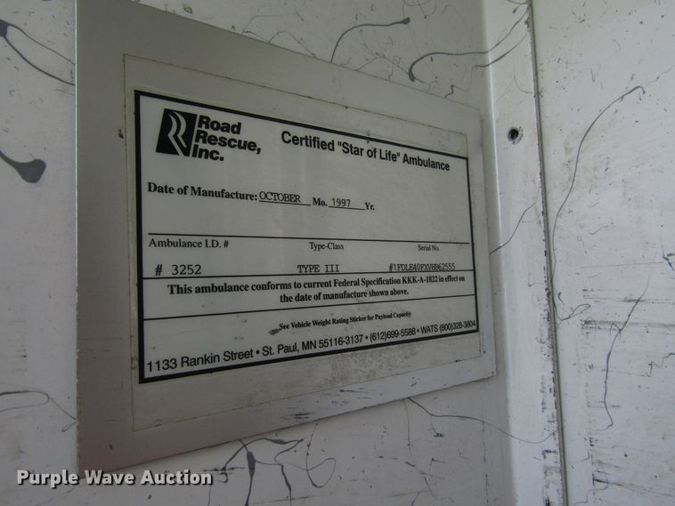 image for item DG8159 2008 Ford E450 ambulance