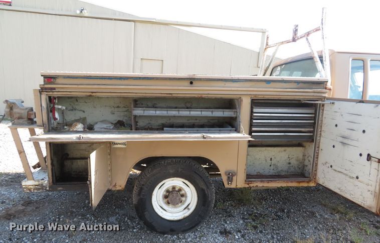 image for item DH1557 1984 Ford F250 Ext. Cab utility bed pickup truck