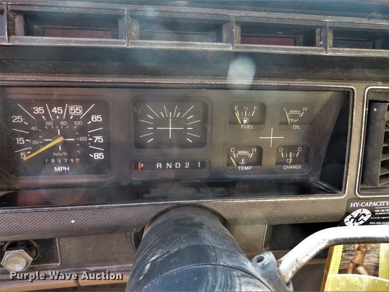 image for item DH1557 1984 Ford F250 Ext. Cab utility bed pickup truck