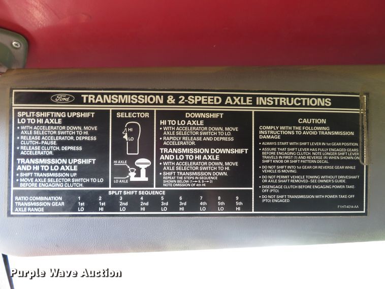 image for item DH1565 1996 Ford F800 dump truck