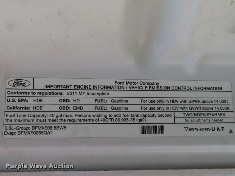 image for item DH1568 2011 Ford F550 Super Duty XL bucket truck