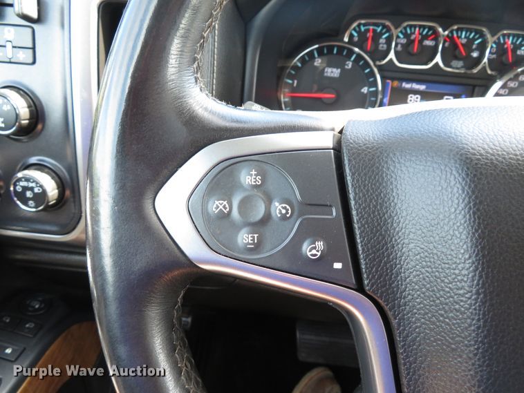 image for item DH1570 2015 Chevrolet Silverado 3500HD LTZ Crew Cab flatbed pickup truck