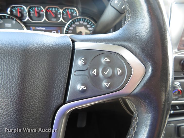 image for item DH1570 2015 Chevrolet Silverado 3500HD LTZ Crew Cab flatbed pickup truck