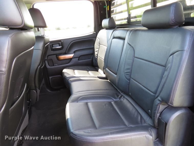 image for item DH1570 2015 Chevrolet Silverado 3500HD LTZ Crew Cab flatbed pickup truck