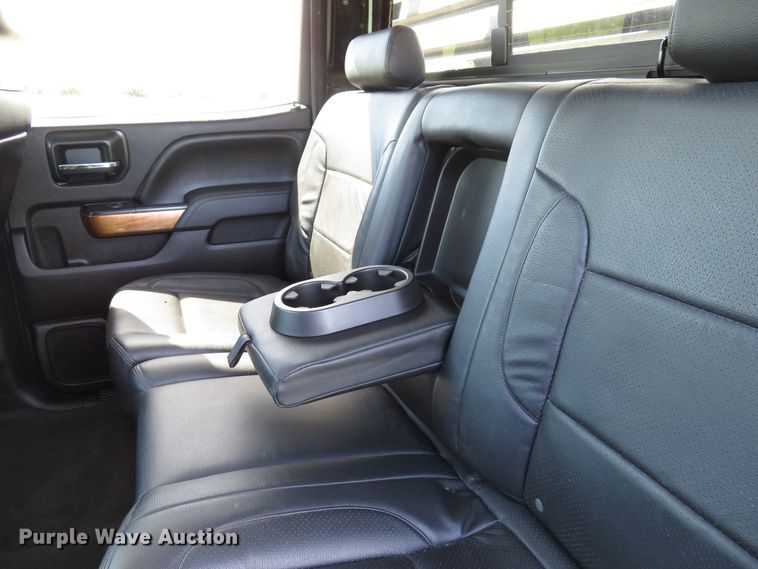 image for item DH1570 2015 Chevrolet Silverado 3500HD LTZ Crew Cab flatbed pickup truck