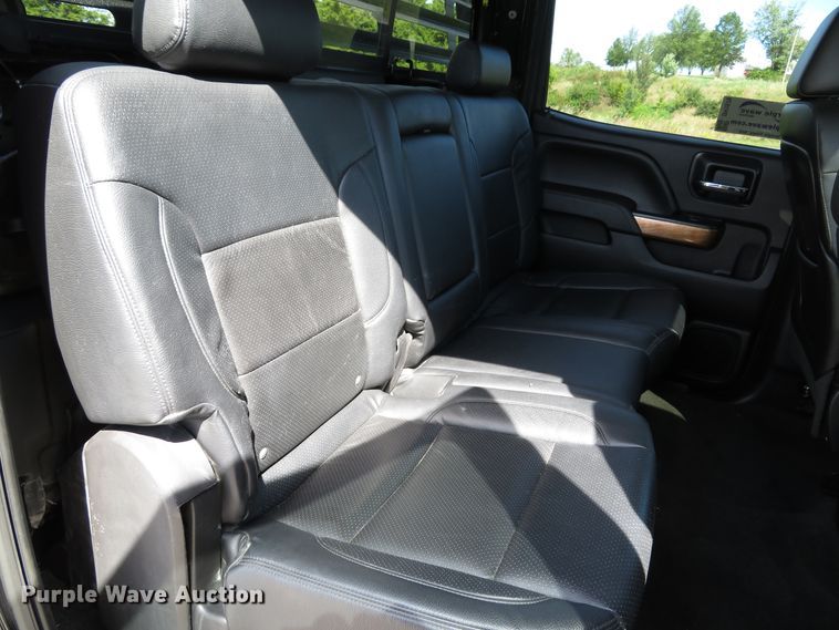 image for item DH1570 2015 Chevrolet Silverado 3500HD LTZ Crew Cab flatbed pickup truck