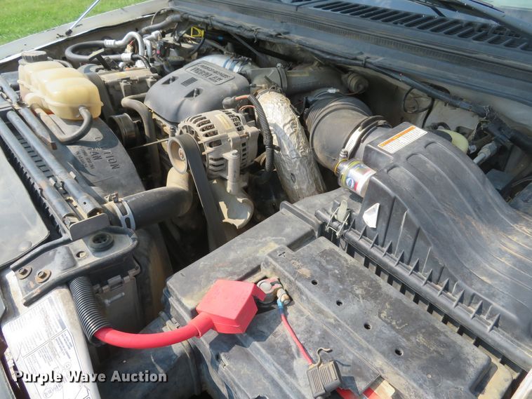 image for item DH1588 1999 Ford F550 Super Duty Crew Cab flatbed truck