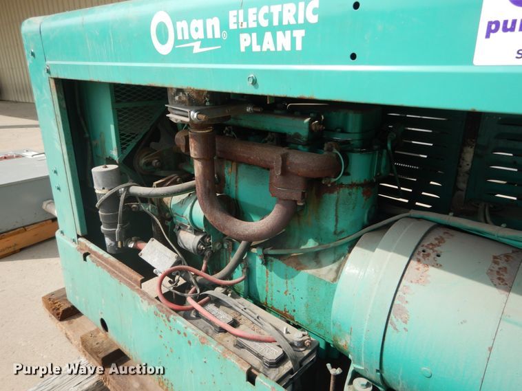 image for item DH2081 1975 Onan Electric Plant 17.5RDJF-4R/16548AA generator