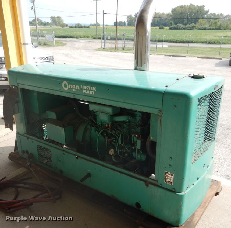 image for item DH2081 1975 Onan Electric Plant 17.5RDJF-4R/16548AA generator