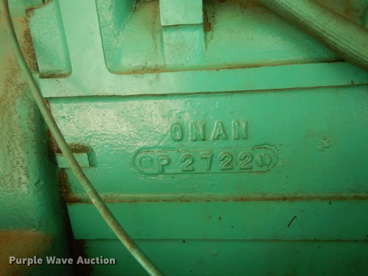 image for item DH2081 1975 Onan Electric Plant 17.5RDJF-4R/16548AA generator