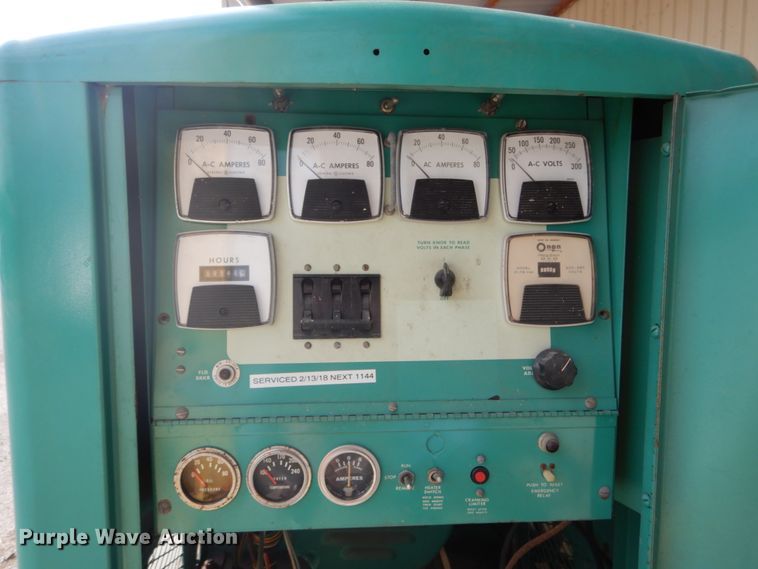 image for item DH2081 1975 Onan Electric Plant 17.5RDJF-4R/16548AA generator