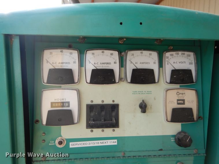 image for item DH2081 1975 Onan Electric Plant 17.5RDJF-4R/16548AA generator