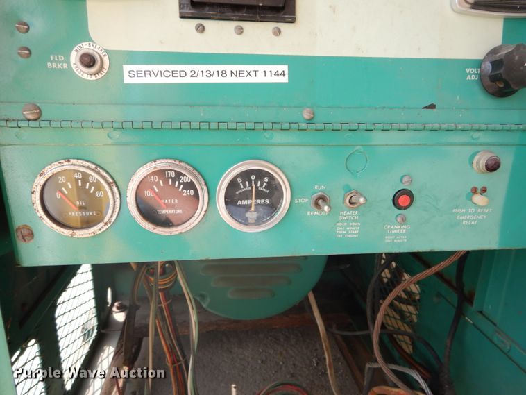 image for item DH2081 1975 Onan Electric Plant 17.5RDJF-4R/16548AA generator