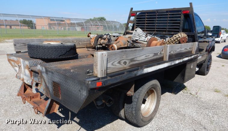 image for item DH2574 2008 Ford F350 Super Duty flatbed pickup truck