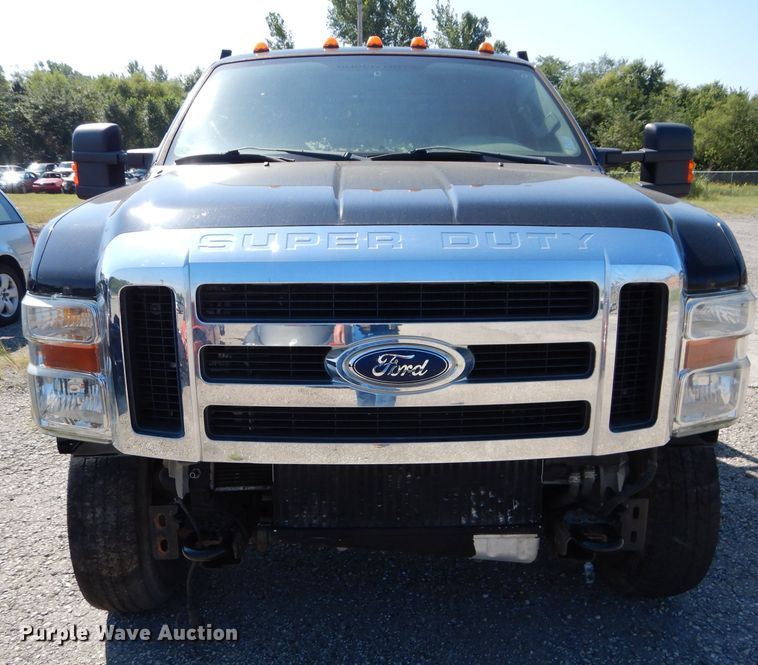 image for item DH2574 2008 Ford F350 Super Duty flatbed pickup truck
