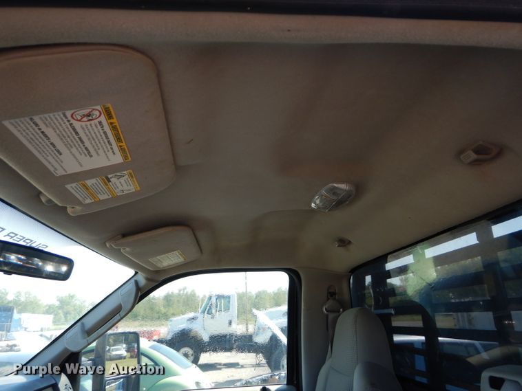 image for item DH2574 2008 Ford F350 Super Duty flatbed pickup truck