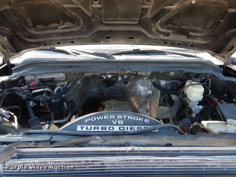 image for item DH2574 2008 Ford F350 Super Duty flatbed pickup truck