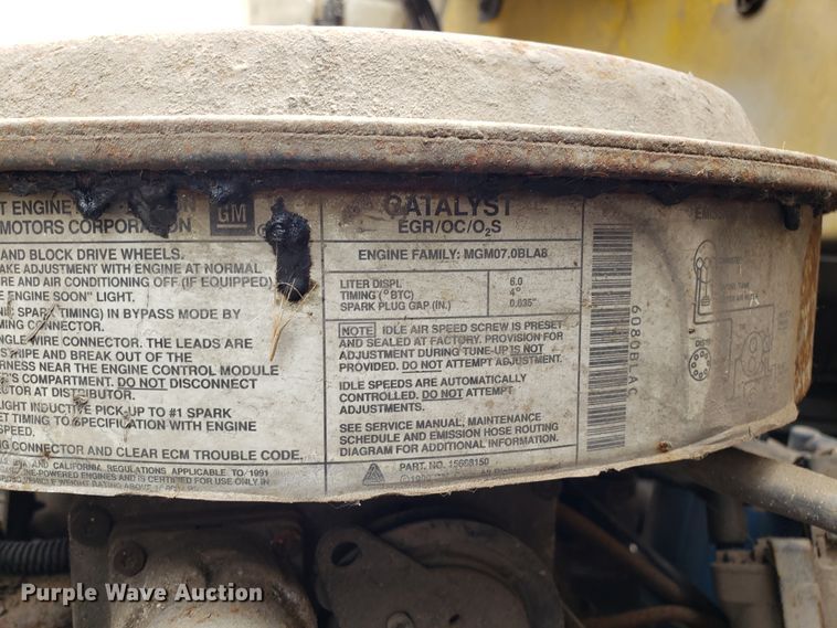 image for item DH2749 1991 Chevrolet Kodiak dump truck