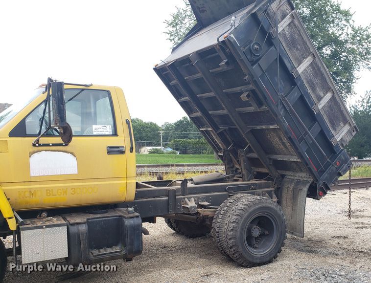 image for item DH2749 1991 Chevrolet Kodiak dump truck