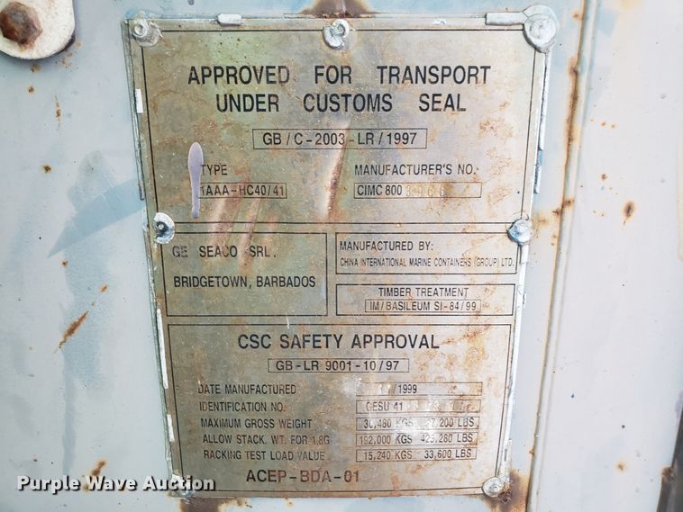 image for item DH2844 Shipping container