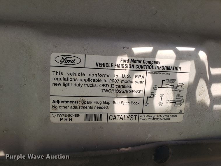 image for item DH2851 2007 Ford F150 SuperCab pickup truck