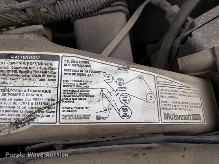 image for item DH2854 2001 Ford F250 Super Duty SuperCab pickup truck