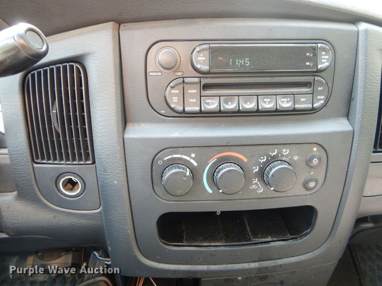 image for item DH6129 2005 Dodge Ram 2500 Quad Cab utility bed pickup truck