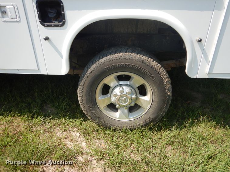 image for item DH6129 2005 Dodge Ram 2500 Quad Cab utility bed pickup truck