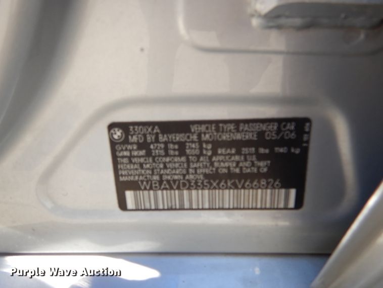 image for item EK9054 2006 BMW 330xi