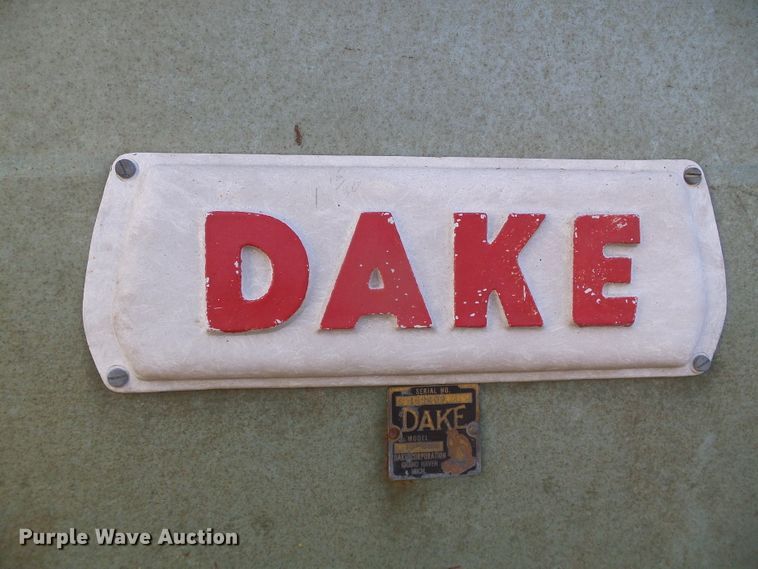 image for item EQ9193 Dake 33-208 tire changer