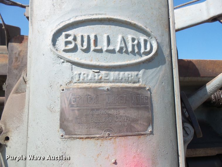 image for item FB9287 Bullard vertical turret lathe