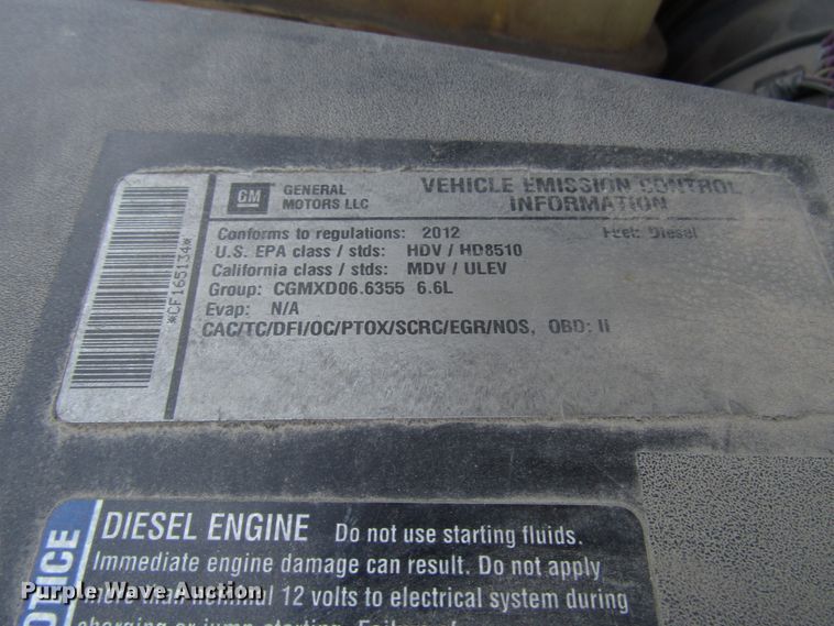 image for item FJ9700 2012 Chevrolet Silverado 2500HD Crew Cab pickup truck