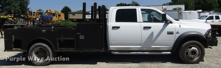 image for item FJ9706 2011 Dodge Ram 5500 Crew Cab flatbed truck