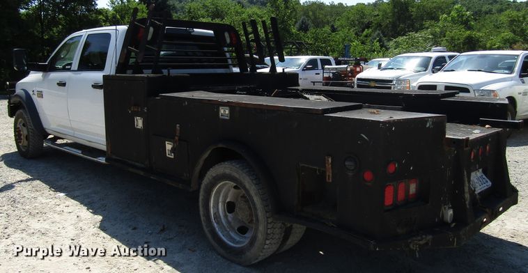 image for item FJ9706 2011 Dodge Ram 5500 Crew Cab flatbed truck