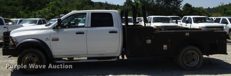 image for item FJ9706 2011 Dodge Ram 5500 Crew Cab flatbed truck