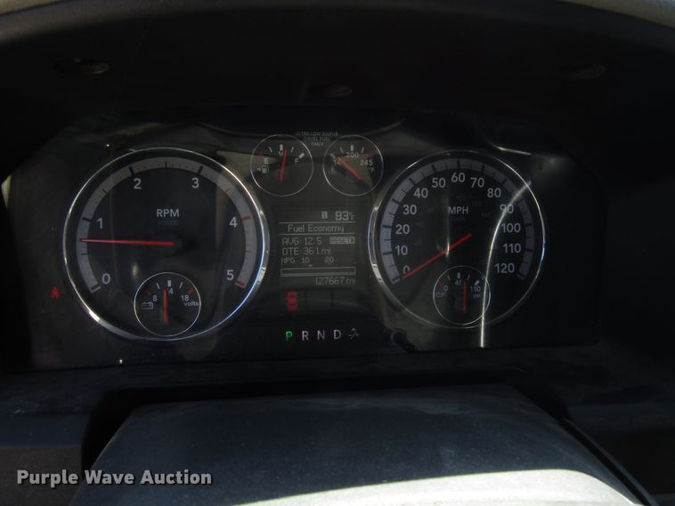 image for item FJ9706 2011 Dodge Ram 5500 Crew Cab flatbed truck