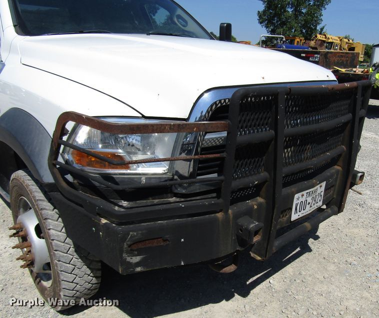 image for item FJ9706 2011 Dodge Ram 5500 Crew Cab flatbed truck