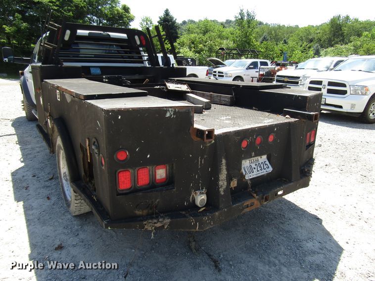 image for item FJ9706 2011 Dodge Ram 5500 Crew Cab flatbed truck