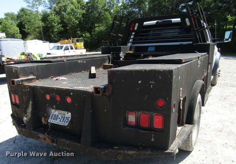 image for item FJ9706 2011 Dodge Ram 5500 Crew Cab flatbed truck