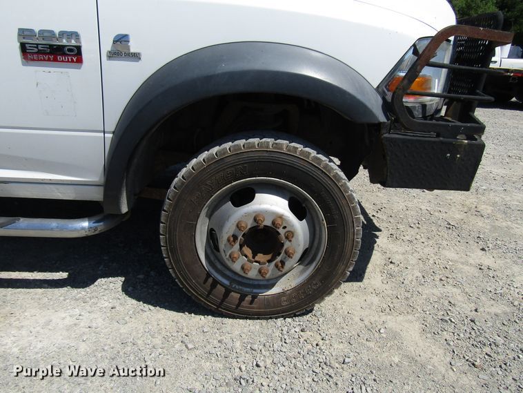 image for item FJ9706 2011 Dodge Ram 5500 Crew Cab flatbed truck