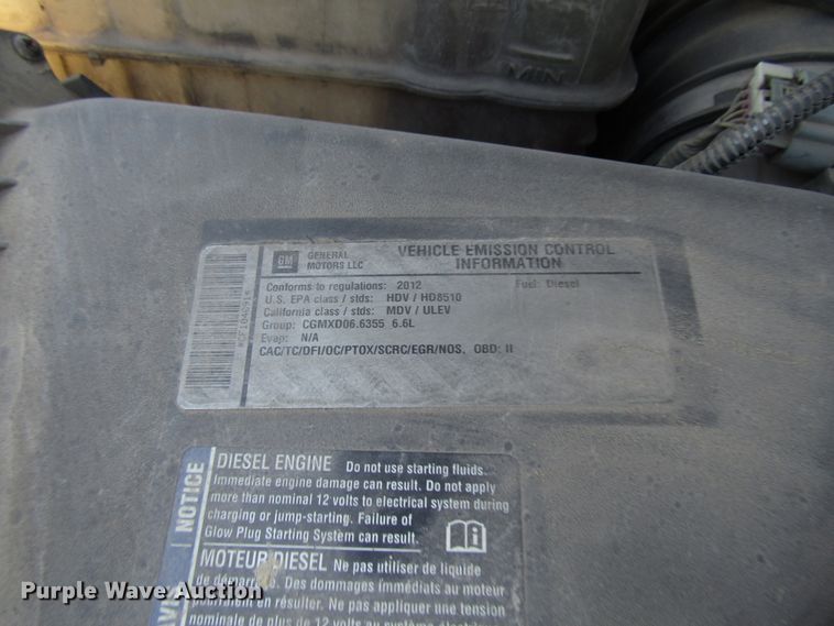 image for item FJ9713 2012 Chevrolet Silverado 2500HD Crew Cab pickup truck