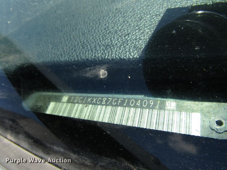 image for item FJ9713 2012 Chevrolet Silverado 2500HD Crew Cab pickup truck