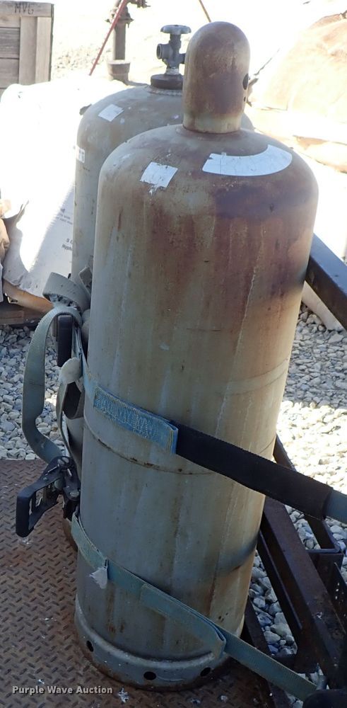 image for item FR9435 (2) steel propane tanks