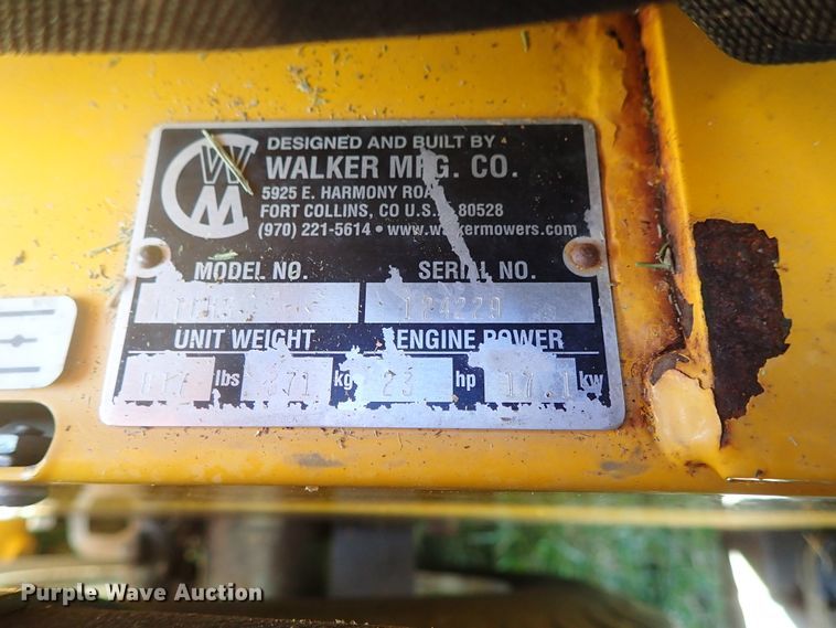 image for item FR9443 Walker MTCHS ZTR lawn mower