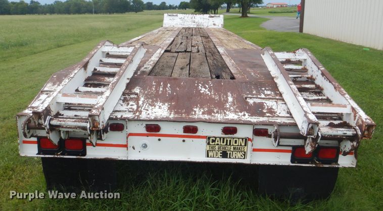 image for item FT9470 1982 Kalyn RLP-70 drop deck equipment trailer