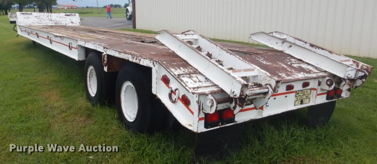 image for item FT9470 1982 Kalyn RLP-70 drop deck equipment trailer