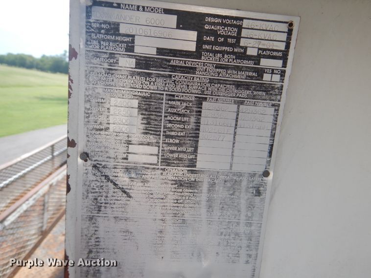 image for item FT9474 2002 International 4900 digger derrick truck