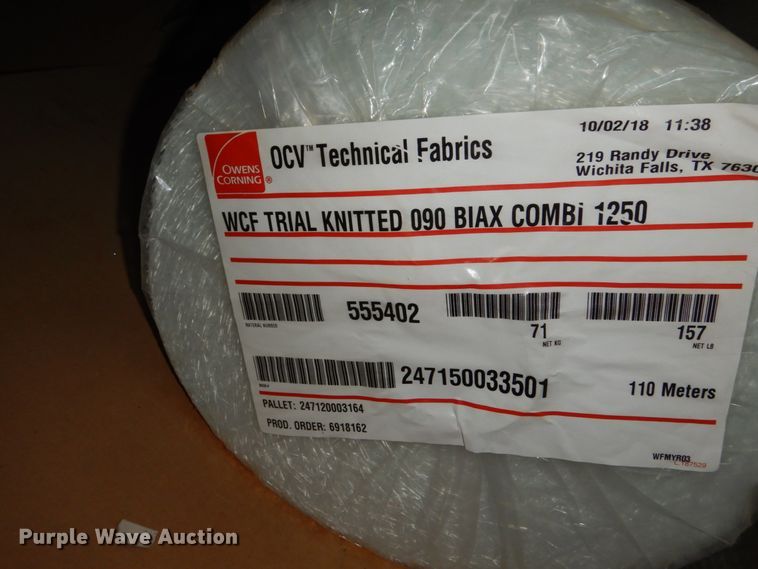 image for item FU9488 Approximately 20 pallets of fiberglass rolls