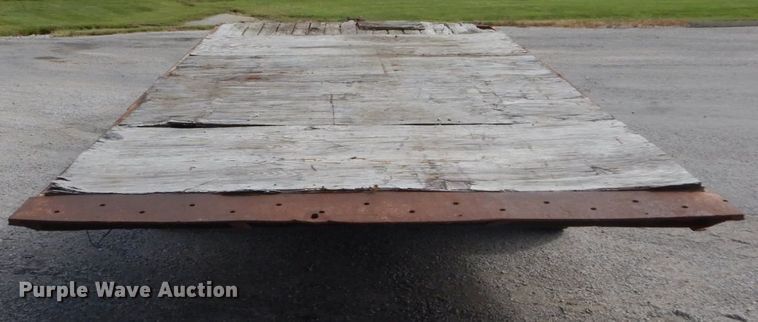 image for item GC9268 1990 shop built tilt deck equipment trailer