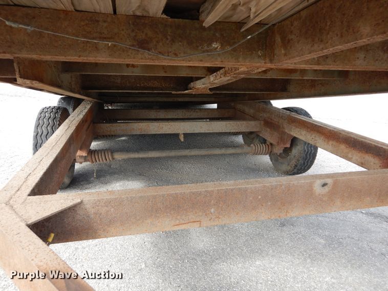 image for item GC9268 1990 shop built tilt deck equipment trailer